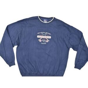 M&C Sport Fisherman Blue Pullover Sweater Crew Neck Big 2X, Cotton Blend